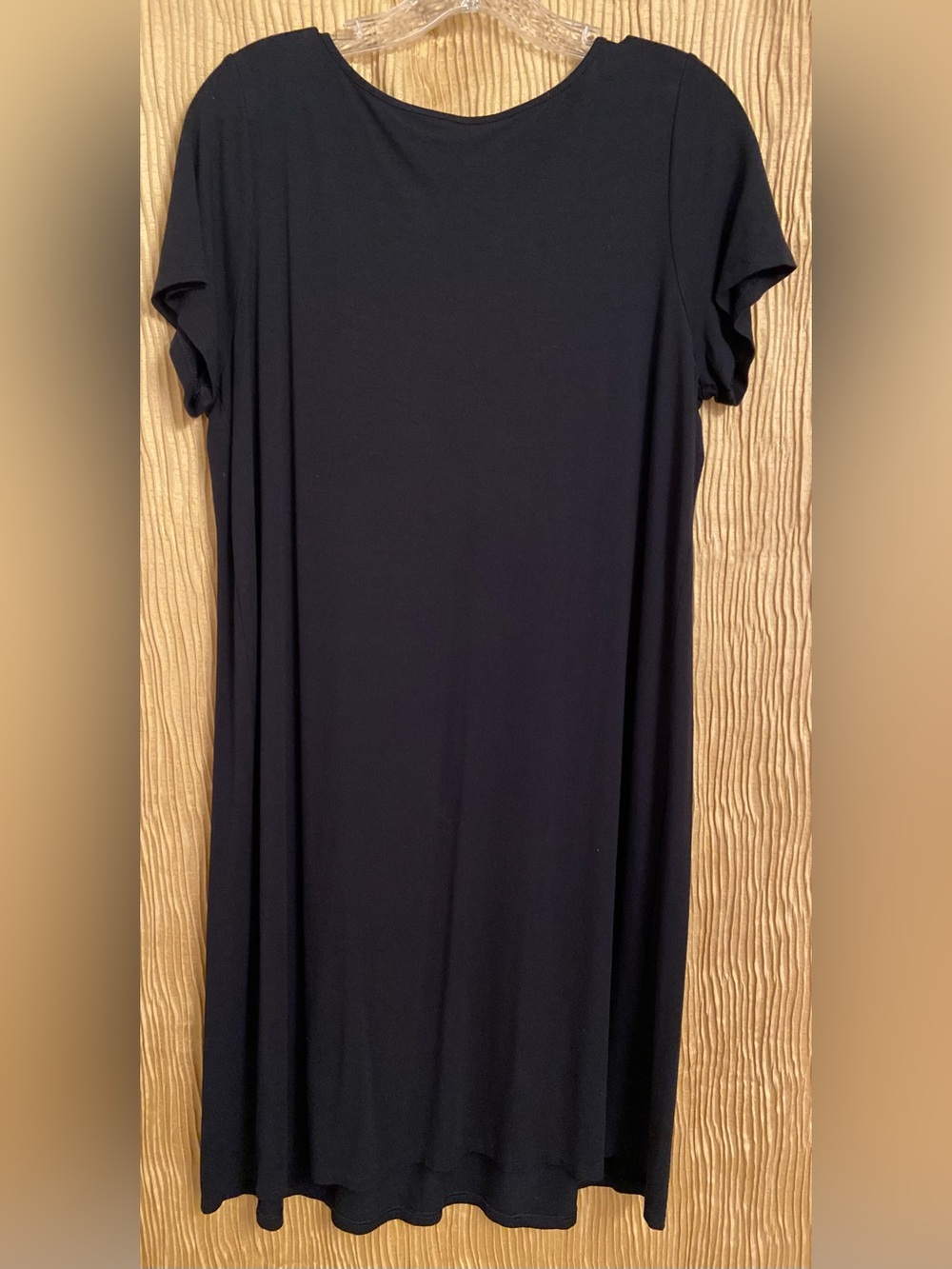 J. Jill Black Short-Sleeve Shift Dress